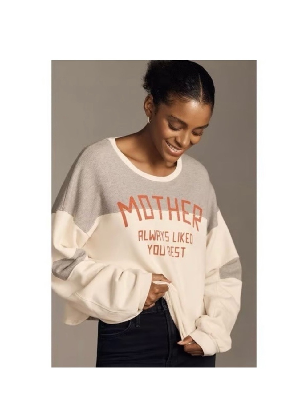 NWT Mother Denim - Mother Always Liked You Best Crewneck